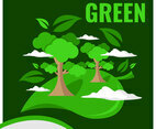 Think Green Poster Template