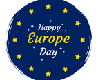 Happy Europe Day Vector Background