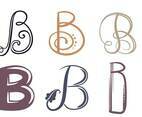 B Letters Vectors