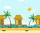 Beach Resort Illustration