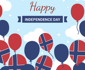 Norwegian Independence Day Vector