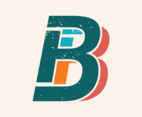 Letter B Vintage Style