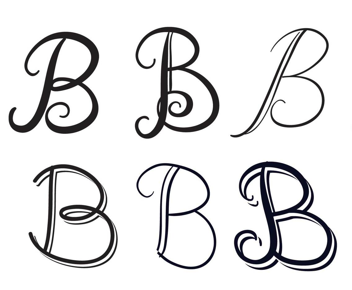 B-Typography-Vectors