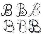 B-Typography-Vectors