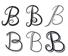 B-Typography-Vectors