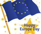 Europe Day Vector Background