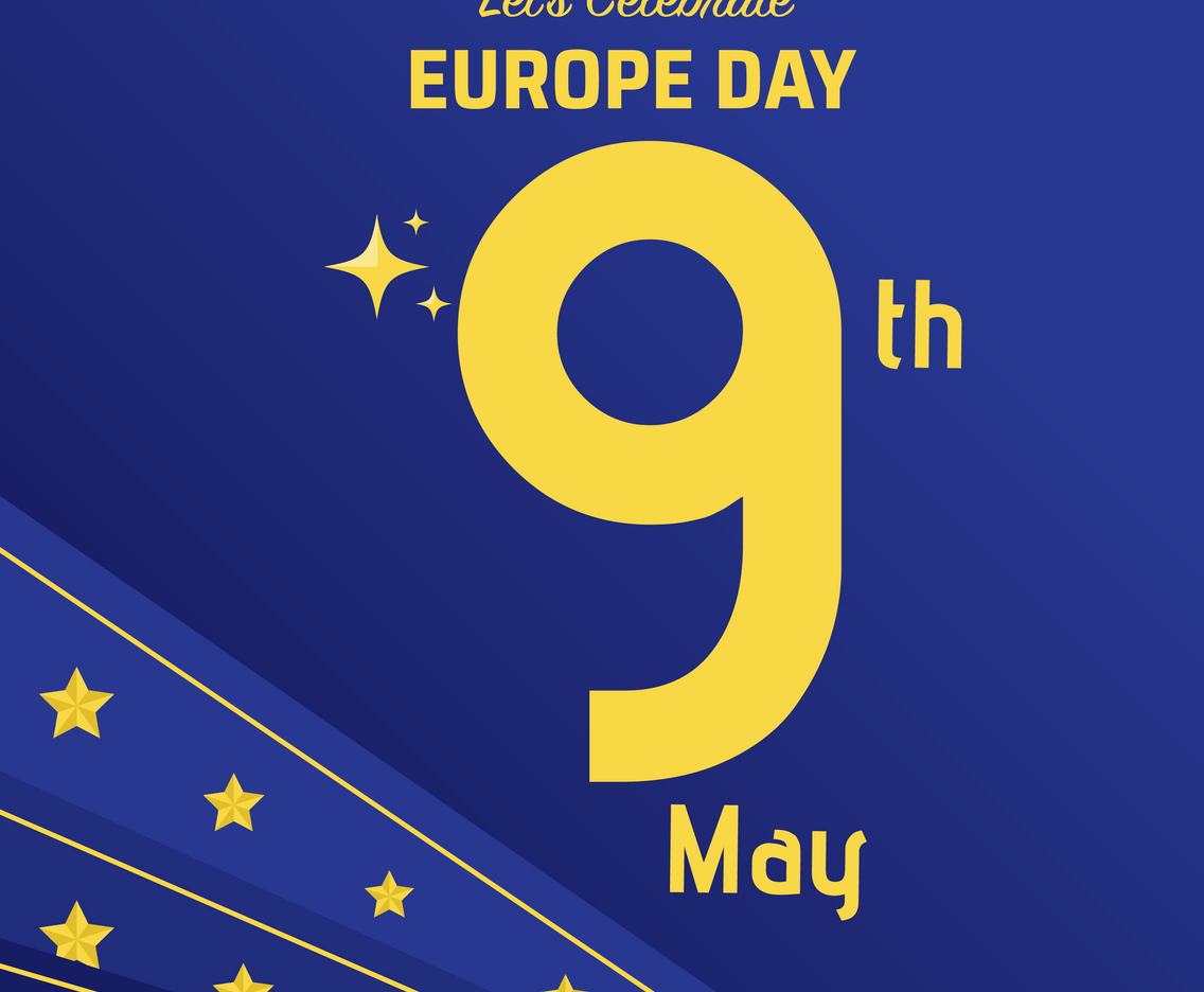 Europe Day Celebration Background