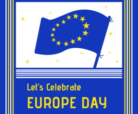 Europe Day Celebration Background