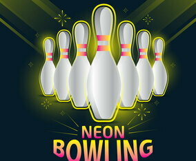 Neon Bowling cover design