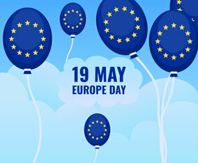 Outstanding Europe Day Vectors