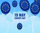 Outstanding Europe Day Vectors