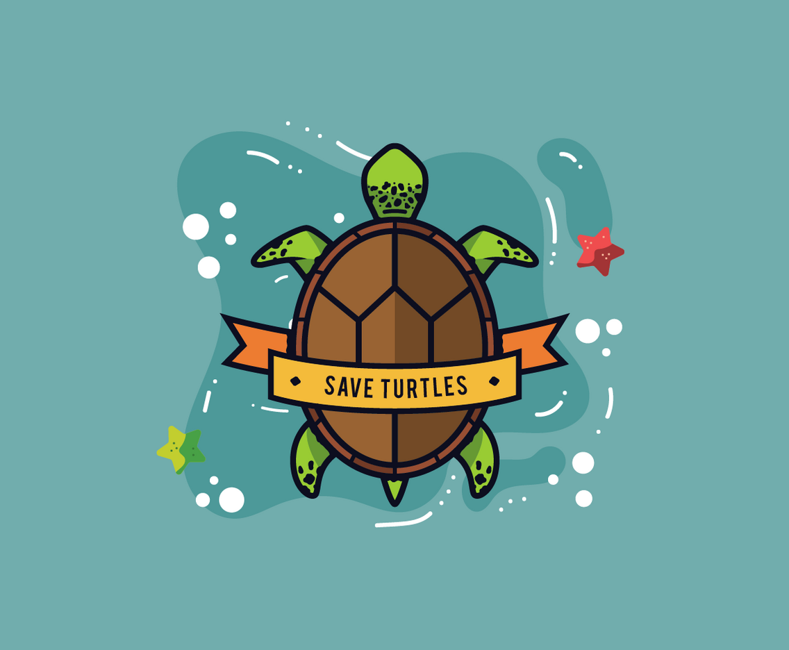 Turtles Vector