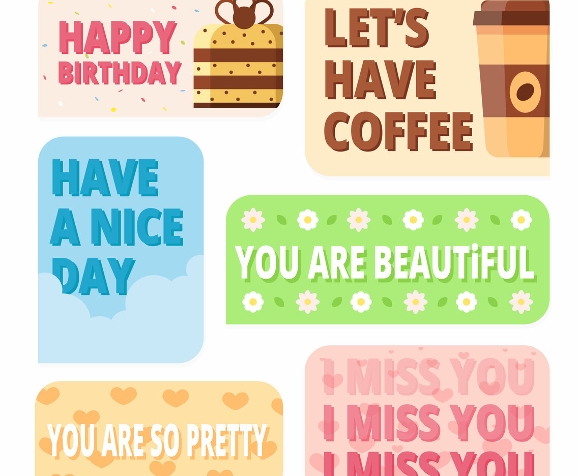 Nice Messages Text Bubbles