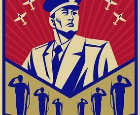 Liberation Day Vintage Poster