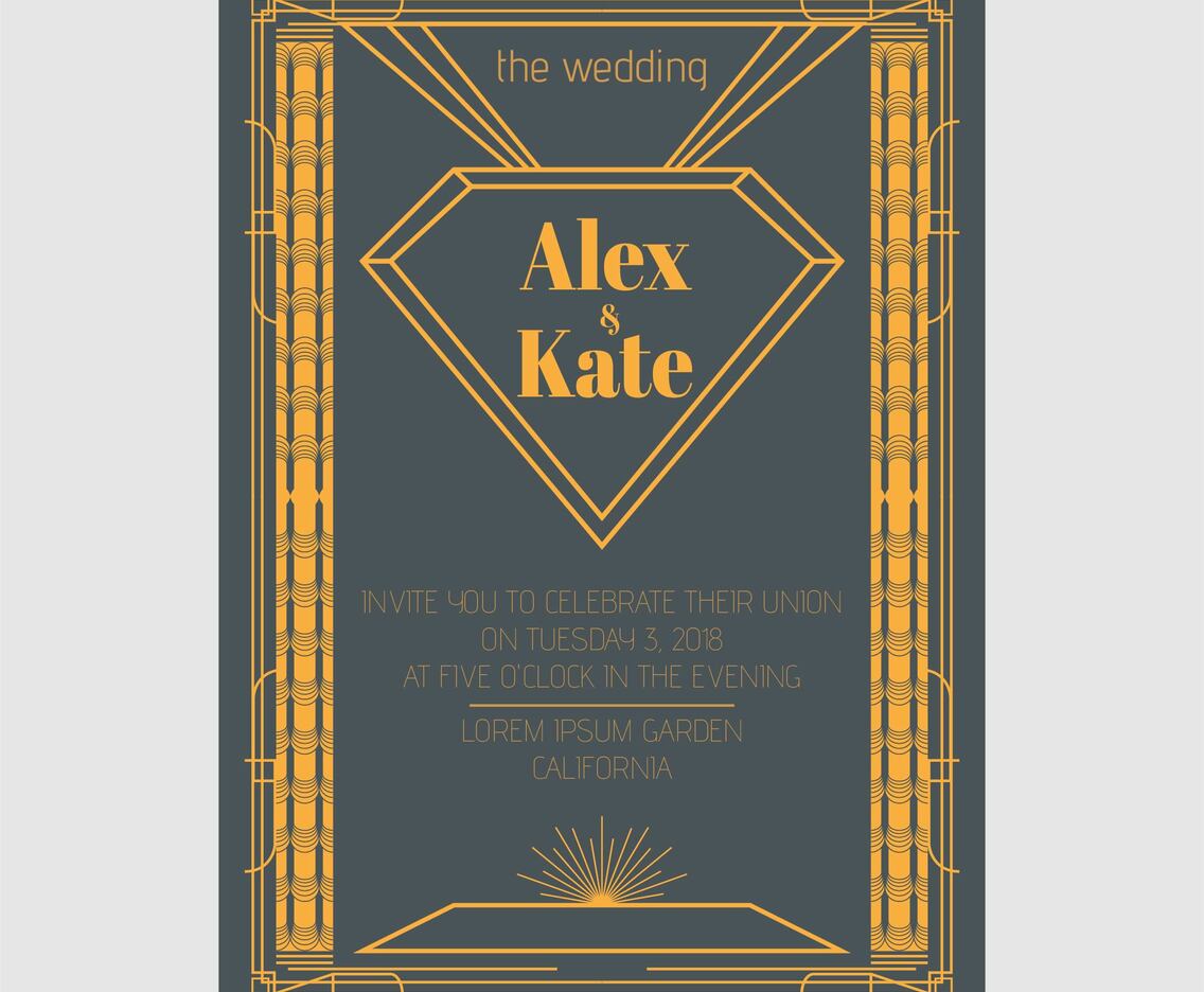 Art Deco Wedding