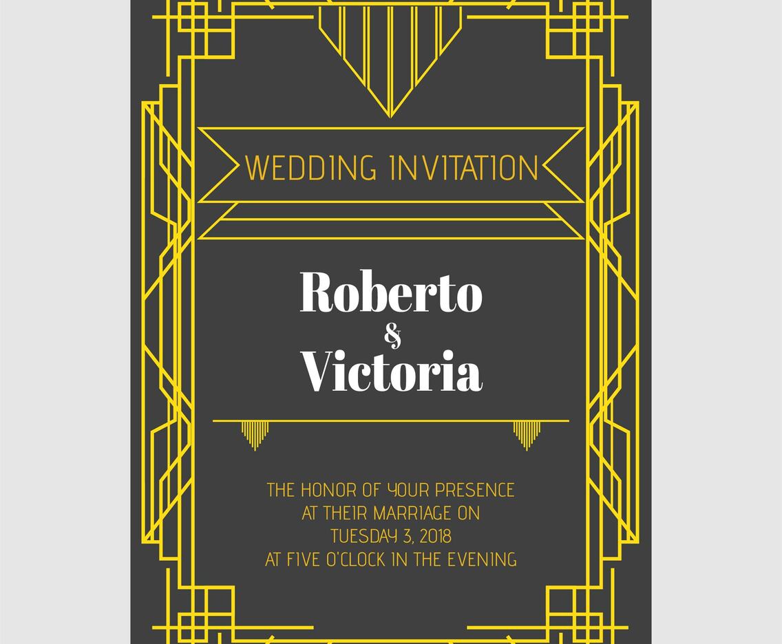 Art Deco Wedding