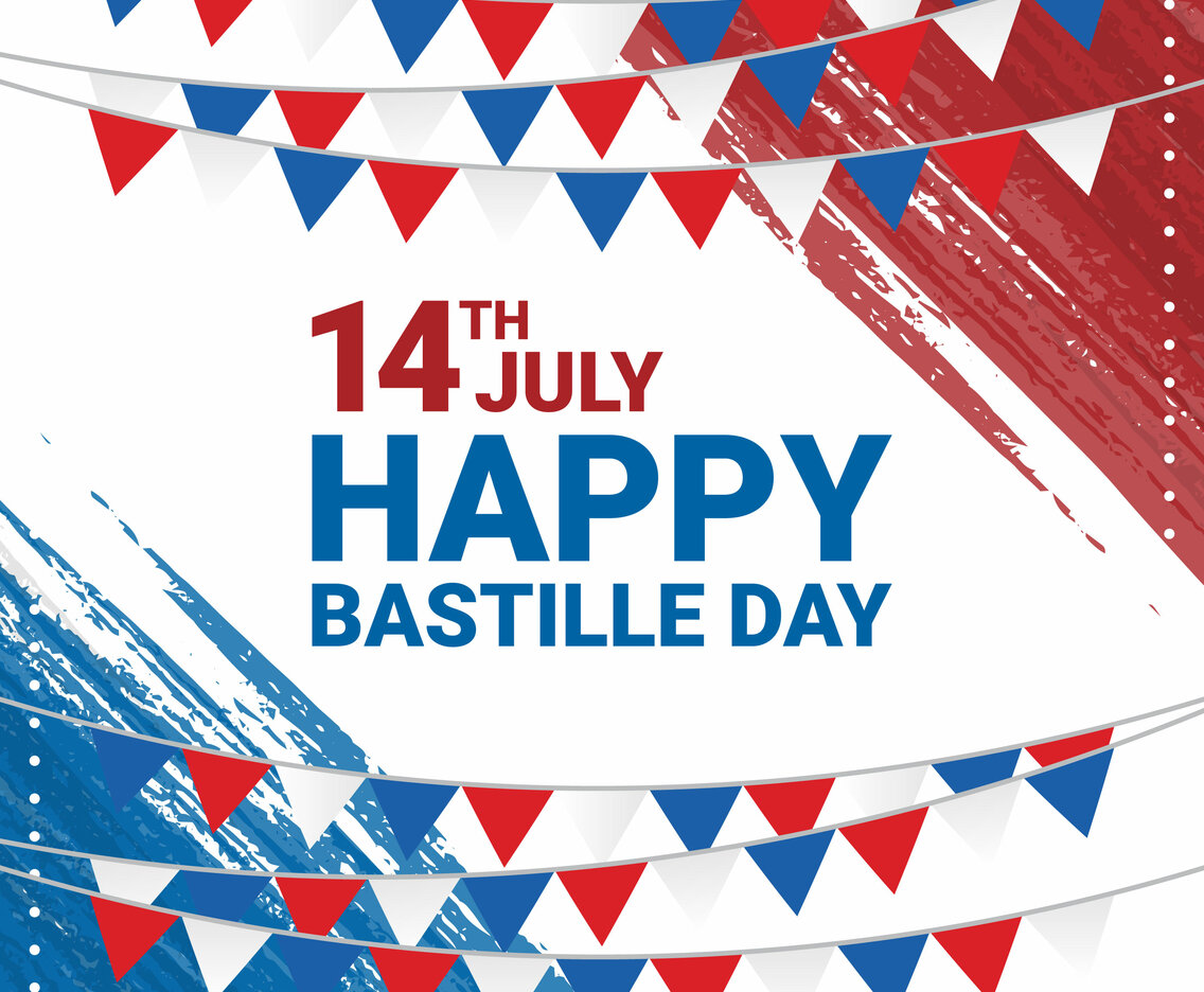 Happy Bastille Day Background