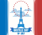 Bastille Day Of French National Day Illustration