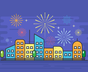 FireWorks Background