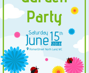 Garden Party Invitation Template