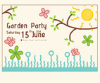 Garden Party Invitation Template