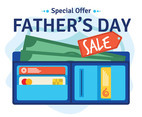 Fathers Day Sale Illustration