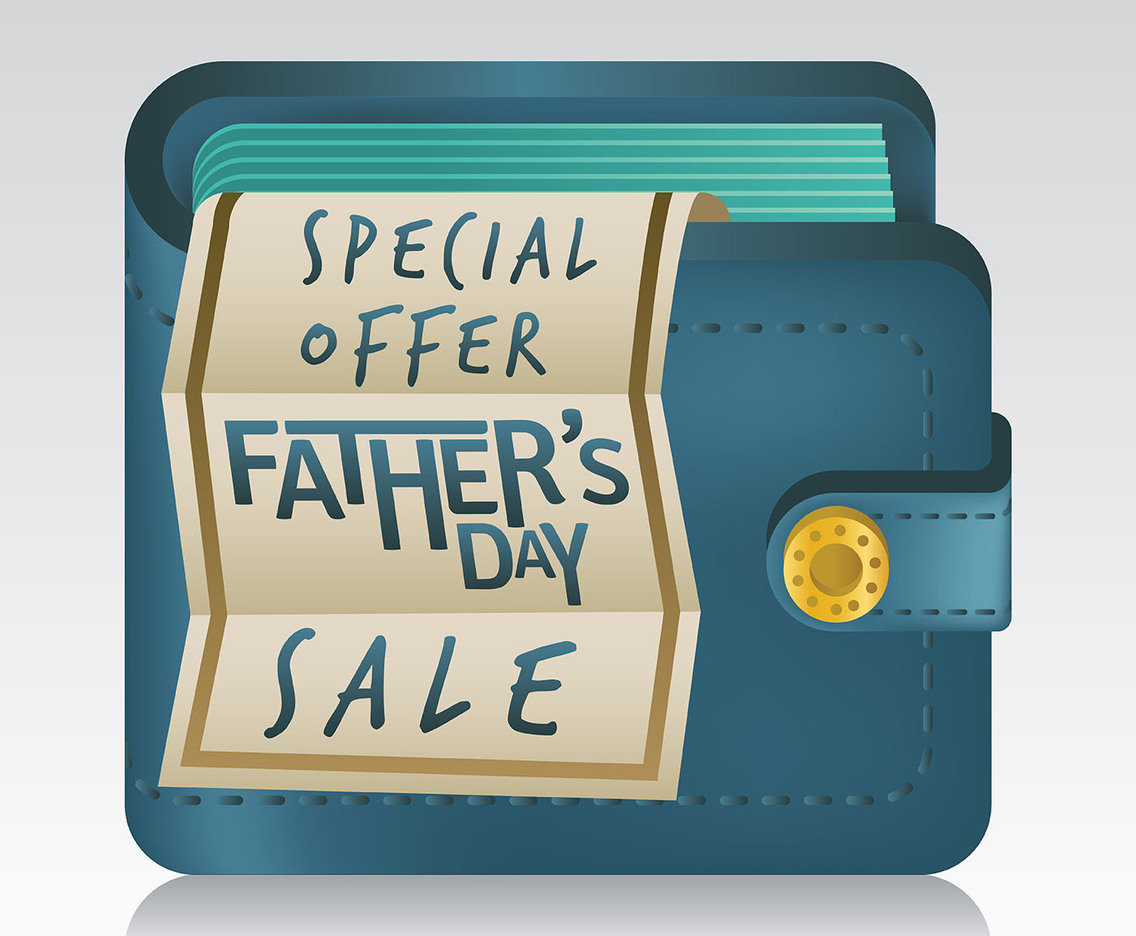 Fathers Day Sale Illustration