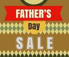 Fathers Day Sale Illustration Vector