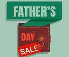 Fathers Day Sale Illustration Vector