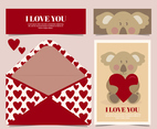 Vector Cute Koala Card
