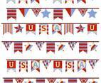 Memorial Day Decorations 2 Vectors