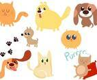 Puppies Kittens 2 Vectors