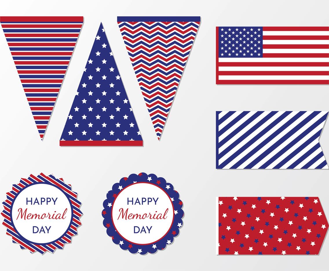 Memorial Day Printable Decorations