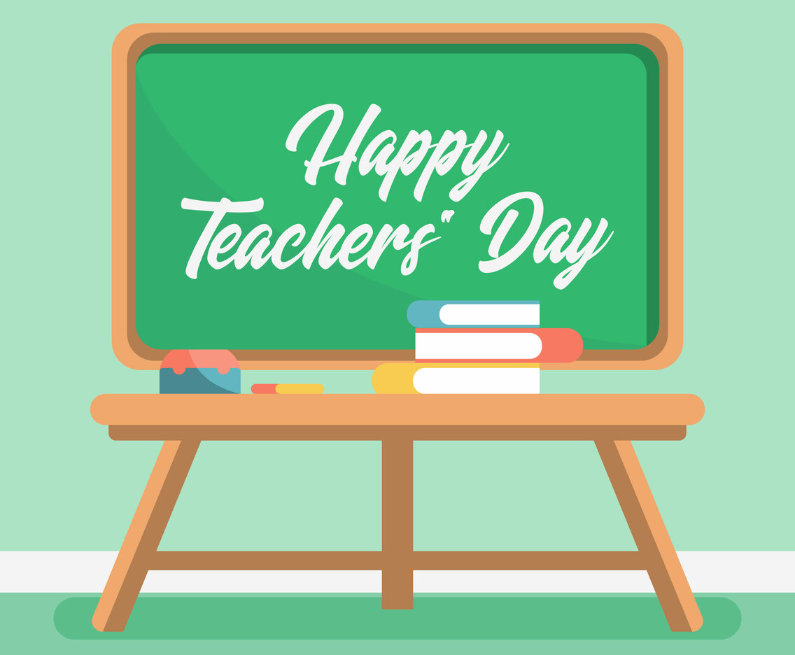 Happy Teachers Day Illustration
