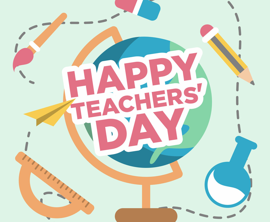 Happy Teachers Day Illustration