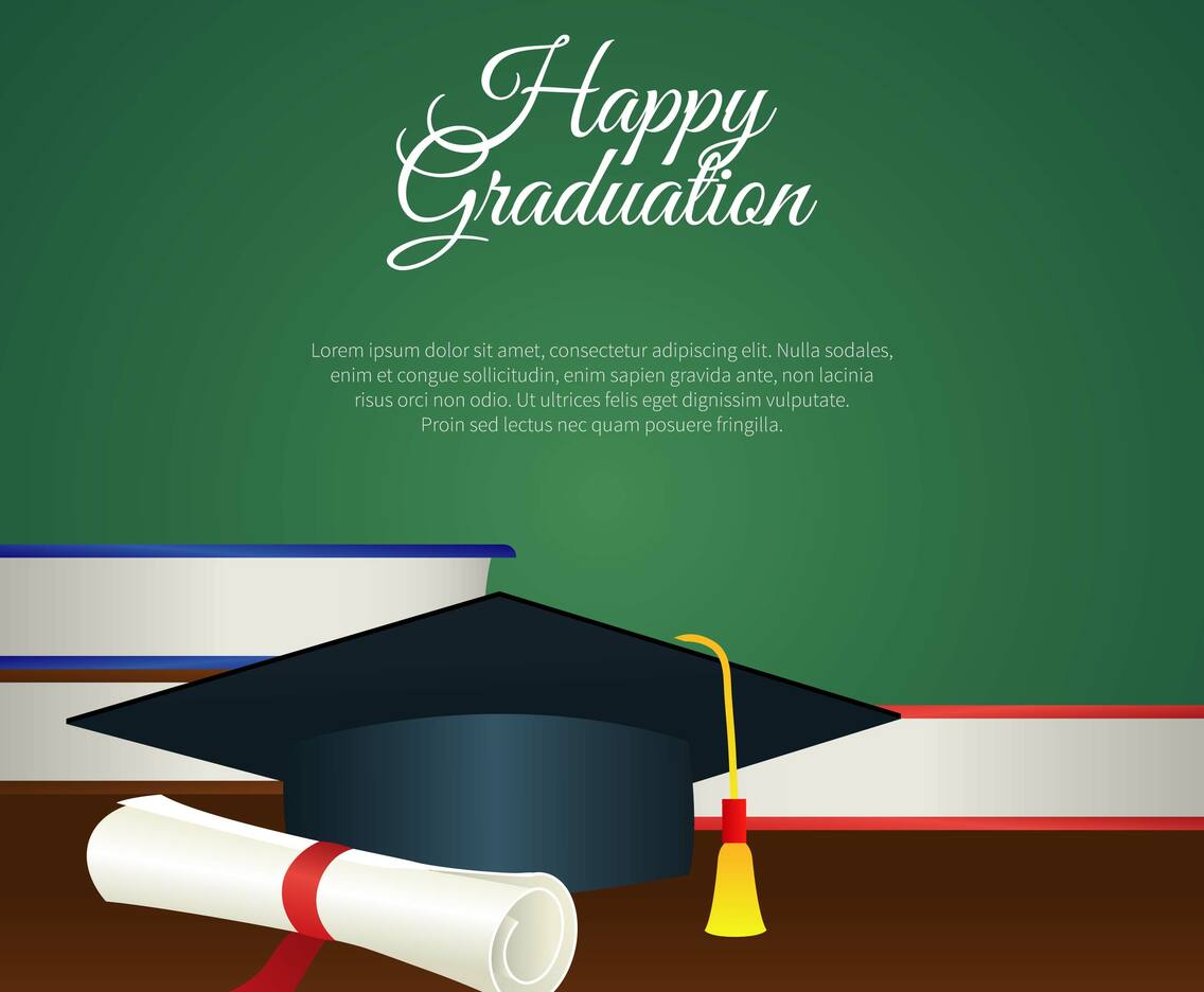 Happy Graduation Card Template