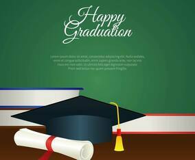 Happy Graduation Card Template