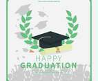 Simple Graduation Card Illustration
