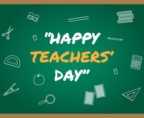Happy Teachers Day Vector Illustration