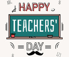 Happy Teachers Day Vector