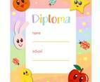 Kindergarten Cute Diploma