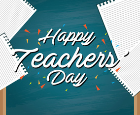Teachers Day Typography