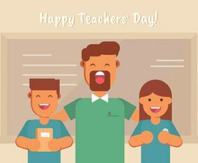 Teaches Day Vector