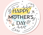 Happy Mothers Day Vector