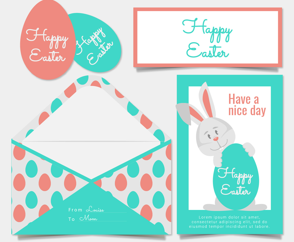 Vector Easter Card