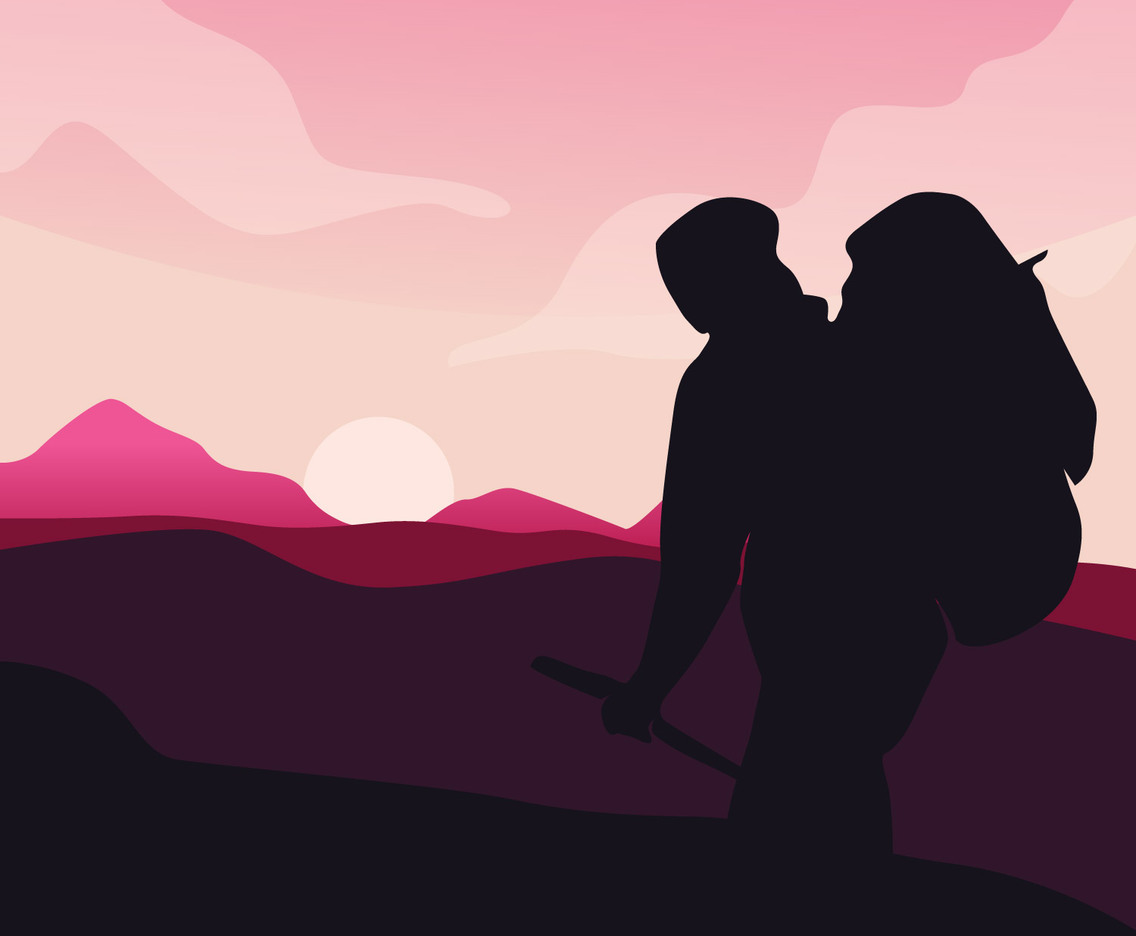 Hiking Silhouette