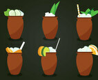 Cantaritos Cocktail Vector Pack