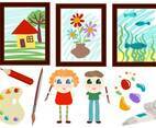 School Art Vectors