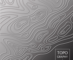 3D Topography Vector Design