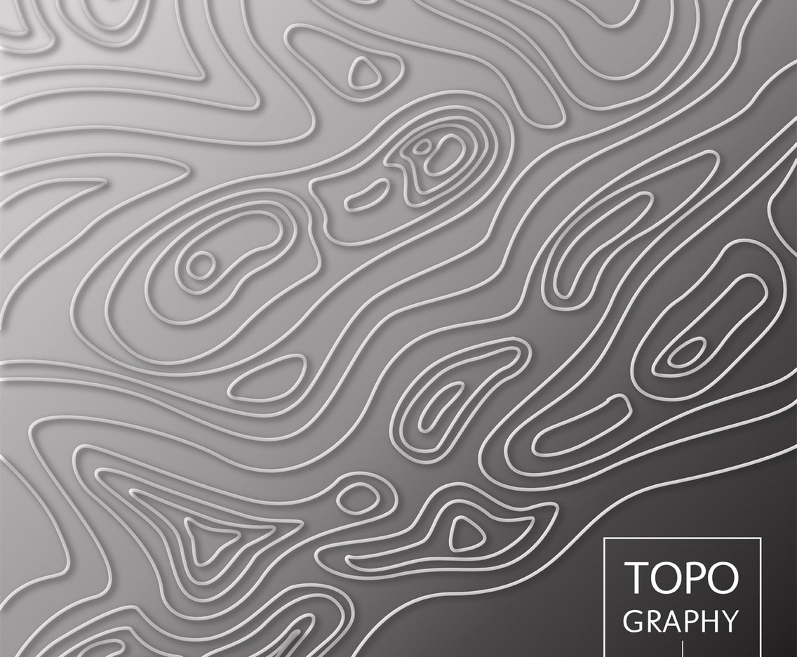 3D Topography Vector Design